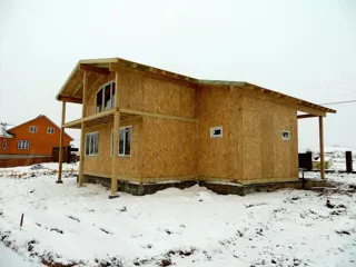 Gästehaus nach individuellem Projekt, Gebiet Moskau: Wandmontage