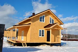 Haus nach Projekt „Sefir“, Dorf Kadnikovo: Fertiges Haus