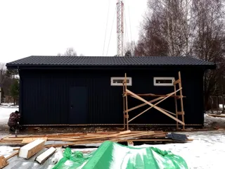 Garage 2 m² nach individuellem Entwurf, Region Twer: Fassadenverkleidung