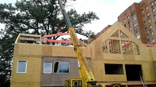 Haus nach individuellem Entwurf, Gebiet Moskau: Wandmontage