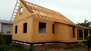 Haus nach individuellem Entwurf, Dorf Novo-Talitsy: zweites Obergeschoss und Dachgeschoss