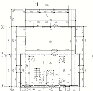 Haus 148 m² nach individuellem Projekt, Dorf Yabedino: Projektgrundriss