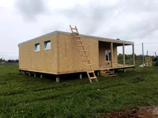 Haus nach Projekt „Mistika - E2.8“, Gebiet Moskau: Fertiges Haus