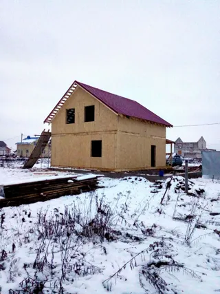 Haus nach individuellem Entwurf, Kostroma: fertiges Gebäude