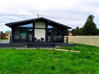 House based on the “Half-timbered 98” design, Borisovo village: completed house