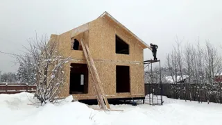 Haus nach Projekt „Utes“, Dorf Nikulskoe: Obergeschoss und Dachgeschoss