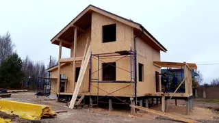Haus nach Projekt „Majak“, Region Twer: Fassadenverkleidung