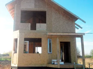 Haus nach individuellem Entwurf, Dorf Barskoe-Tatarovo: fertiges Gebäude