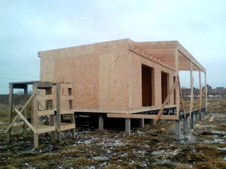 Haus nach Projekt „Mistika-S 2.8“, Region Jaroslawl: Dach und Terrasse