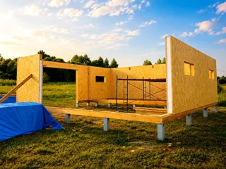 Garage nach individuellem Projekt, Gebiet Moskau: Wandmontage