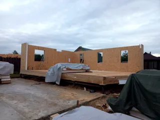 Haus 188 m² nach individuellem Projekt, Dorf Ivanovskoe: Wandmontage