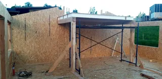 Haus 84 m², individuelles Projekt, Siedlung „Pojma Rusy“: Wandmontage
