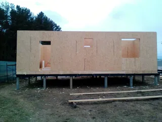 Haus nach individuellem Entwurf, Dorf Troitsko-Nikolskoe: Wandmontage