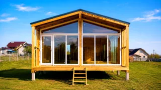 Haus nach Projekt „Barnhouse 45“, Dorf Zdemirovo