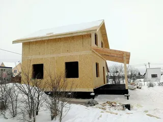 Haus nach Projekt „Nesabudka“, SNT „Rus“