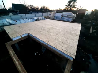 House based on the “Lotos” design, Glubokovo village: SIP panel floor at level 0