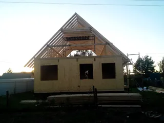 House based on the “Vanessa” design, Koloksha settlement: completed house