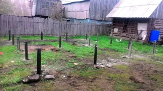Haus nach Projekt „Amelija“, Dorf Abdrakhmanovo: Fundament und Grundrahmen