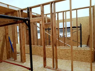 Haus nach individuellem Entwurf, Gebiet Wladimir: Wandmontage