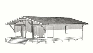 Haus nach individuellem Entwurf, Dorf Protive: Projektvisualisierung