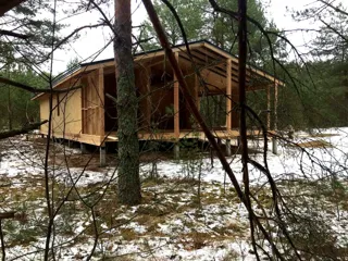 “Barnhouse 110” projesine göre ev, Vidogoshchi köyü: tamamlanmış ev
