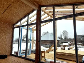Haus nach Projekt „Barnhouse 39“, Dorf Tarandaevo: Innenwände