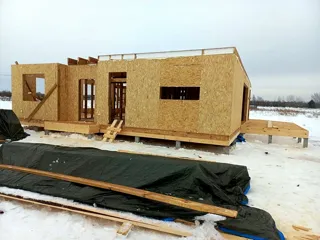 Özel projeye göre 149 m² ev, Kostroma: duvar montajı