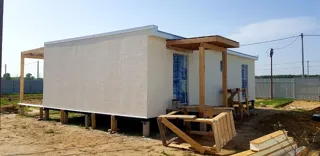 Haus nach Projekt „Mistika - K2.5“, Dorf Zdekhovo: Fertiges Haus