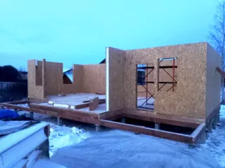Haus 166 m², Projekt „München“, Vologda: Wandmontage