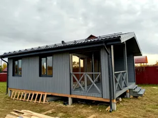 Haus nach Projekt „Chalet 45“, Gebiet Kostroma: Fertiges Haus