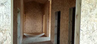 Haus 145 m² nach individuellem Projekt, Siedlung Volga: Trennwände