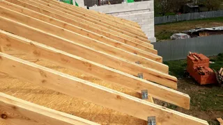 Haus nach individuellem Entwurf, Dorf Troitsko-Nikolskoe: Dach