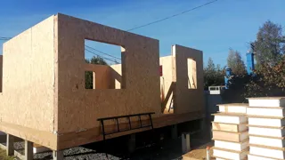 Haus 42,5 m² nach Projekt „Bulat“, Rybinsk: Wände