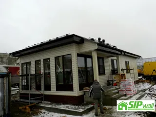 Haus nach individuellem Entwurf, Vladimir: fertiges Gebäude