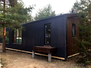Datscha nach Projekt „Barnhouse 76.1“, Gebiet Wladimir: fertiges Gebäude