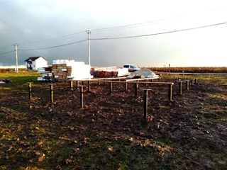 “Garmoniya 122.89” projesine göre ev, Tula bölgesi: temel ve alt bağlama kirişi