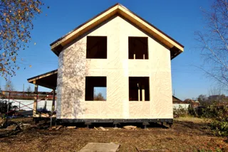 Haus nach Projekt „Solo“, Siedlung Vichuga: Fertiges Haus