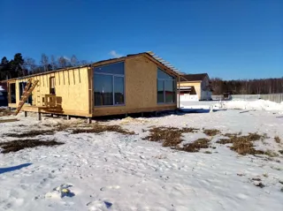 House based on the “Barnhouse 110” design, Moscow Region: completed house
