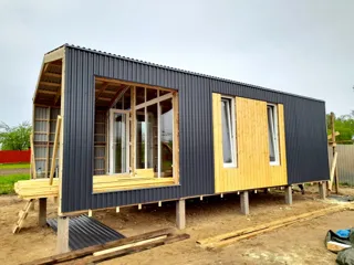 House based on the “Barnhouse 33” design, Novonikolskoe village