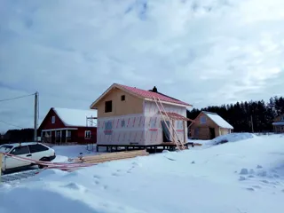 House based on the “Yessentuki 7.5x7.5” design, Kamenki village: second floor and attic