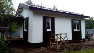 Haus nach Projekt „Slawjanskij Skit“, Region Jaroslawl: Fassadenverkleidung