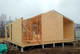 Haus nach individuellem Entwurf, Gebiet Moskau: Wandmontage