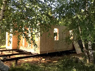 Haus nach individuellem Projekt, KP „Jaroslawskoje Wsmorje“: Wandmontage