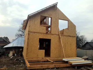 House based on the “Lotos” design, Glubokovo village: second floor and attic