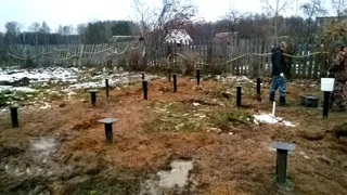 “Slavyanka mini” projesine göre ev, İvanovo bölgesi: temel ve alt bağlama kirişi