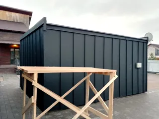 40 m² custom-design guest house, Yaroslavl Region: finished building
