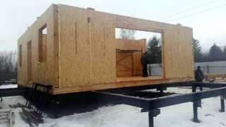 House based on the “Dilizhans 8x8” design, Moscow Region: wall assembly