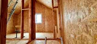 Ferienhaus, Projekt „Kleines Ferienhaus“, Region Leningrad: Innenwände