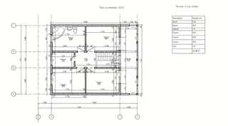 Haus nach individuellem Entwurf, Ivanovo: Grundriss des Projekts