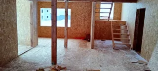 217 m² ev, “Toronto” projesi, Padikovo köyü: iç bölme duvarlar